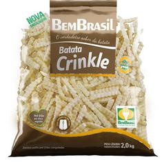 Batata Congelada Crinkle Bem Brasil 2Kg