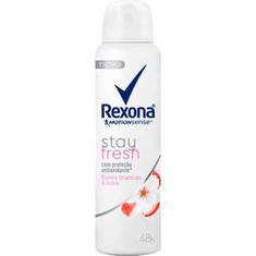 Desodorante Aerossol Flores Brancas e Lichia Rexona 90ml