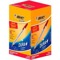 Caneta Cristal Vermelha Bic 50 un.