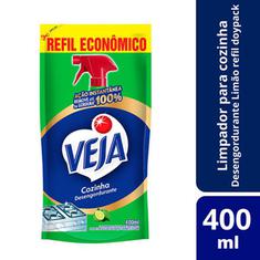 Limpador Desengordurante Limão Refil Veja Gold 400ml