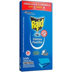 Inseticida Pastilha Refil Raid Leve 24 Pague 18 Unidades