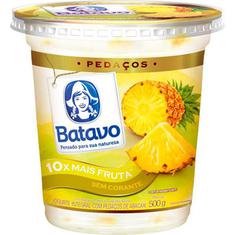 Iogurte com Pedaços de Abacaxi Batavo 500g