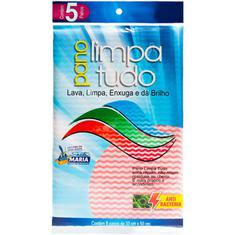 Pano Multiuso 33X50cm Limpa Tudo 5 Unidades