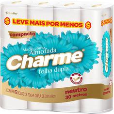 Papel Higiênico Neutro Charme 12X30m