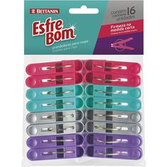 Prendedor de Roupa Plastico Esfrebom Bettanin 16un
