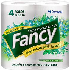 Papel Higiênico Folha Dupla Fancy 4X30m