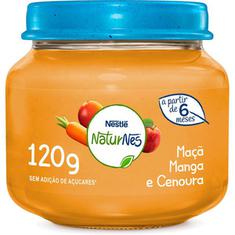 Papinha Sabor de Manga, Maçã e Cenoura Nestlé 120g