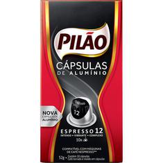 Cápsulas de Café Espresso 12 Pilão 10un