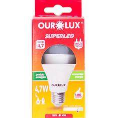 Lâmpada Super Led 4,7 Biv 6500K Ourolux