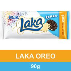 Chocolate Branco Laka com Oreo Lacta 90g