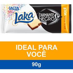 Chocolate Diamante Negro e Laka Lacta 90g