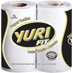 Papel Toalha Yuri 2 unidades