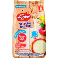 Mingau Infantil Banana Maça e Quinoa Mucilon 180g