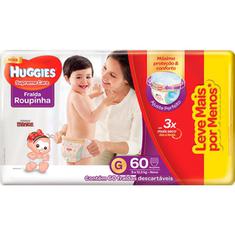 Fralda Roupinha Supreme Care Hiper G 60un Huggies