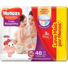 Fralda Roupinha Supreme Care Hiper XG 48un Huggies