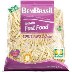 Batata Congelado Cortes Finos Bem Brasil 2kg