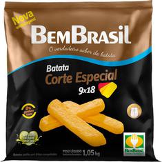 Batata Congelada Corte Especial 9X18 Bem Brasil 1,05kg