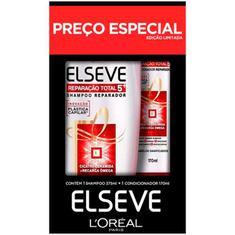 Kit Shampoo + Condicionador Reparação Total Elseve 375+170ml