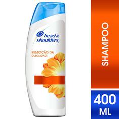 Shampoo de Cuidados com a Raiz Head & Shoulders Remoção da Oleosidade 400ml