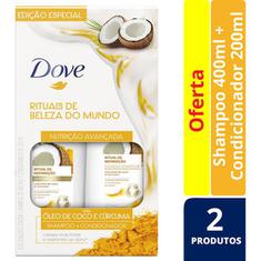 Kit Dove Ritual de Reparação Shampoo 400ml + Condicionador 200ml