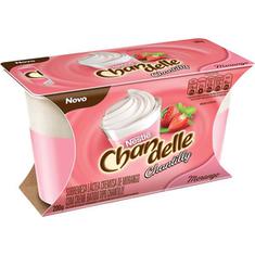 Sobremesa Láctea sabor Morango com Chantilly Chandelle 200g