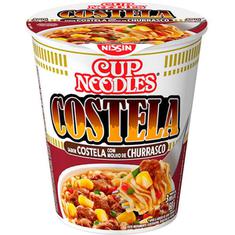Macarrão Instantâneo Sabor Costela com Molho Churrasco Cup Noodles Nissin 68g