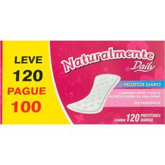 Protetor Diário Daily Naturalmente Leve 120 Pague 100un
