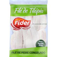 Filé de Tilápia sem Pele Fider 800g