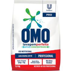 Lava Roupas em Pó Lavagem Perfeita Omo PRO 5,6kg