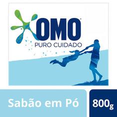 Lava Roupas em Pó Puro Cuidado Omo 800g