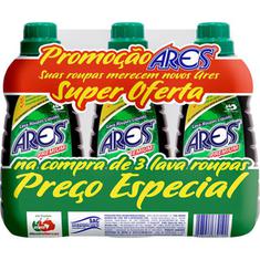 Kit Lava Roupas Líquido Ares 1L