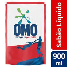 Lava Roupas Líquido Lavagem Perfeita Omo Refil 900ml