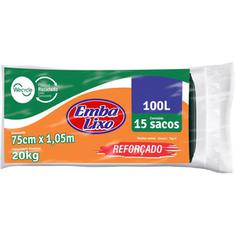 Saco para Lixo Reforçado Embalixo 100L 15un.