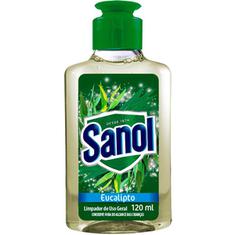 Limpador de Superfícies Eucalipto Sanol 120ml