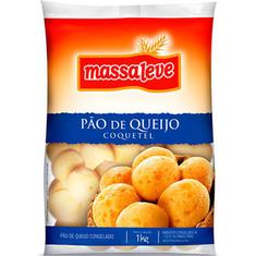 Pão de Queijo Coquetel Massa Leve 1kg
