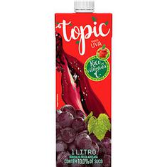 Bebida de Fruta Uva e Maçã Topic 1L
