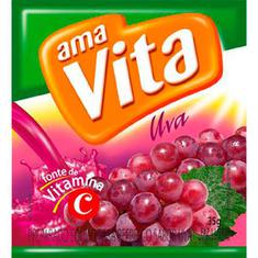 Refresco em Pó Sabor Uva AmaVita 35g