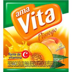 Refresco em Pó Sabor Pêssego AmaVita 35g