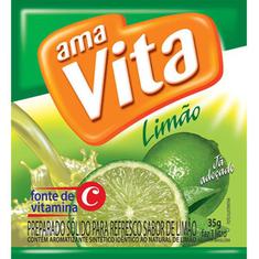 Refresco em Pó Sabor Limão AmaVita 35g