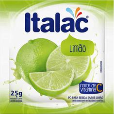 Refresco em Pó Sabor Limão Italac 25g