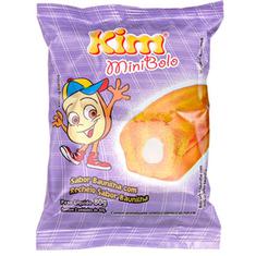 Mini Bolo Baunilha com Baunilha Kim 80g