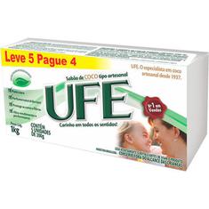 Sabão em Pedra Coco Ufe 200g Leve 5 Pague 4