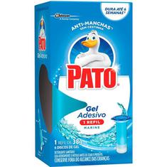 Desodorizador Sanitário Gel Adesivo Refil Marine Pato 6 unidades