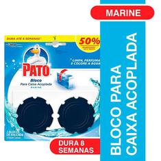 Desodorizador Pato Bloco para Caixa Acoplada Marine 2 unidades 40g Cada