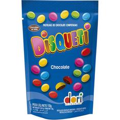 Confeito Disquete Chocolate Sachê Dori 150g
