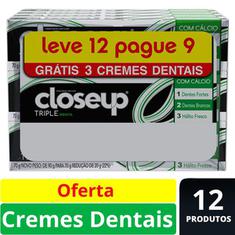Creme Dental Triple Menta Close Up 70g Leve 12 Pague 9