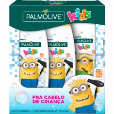 Kit Shampoo 2un + Condicionador 1un Kids Minions Palmolive 350ml