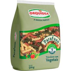 Macarrão Parafuso Tricolore com Vegetais Orquídea 500g