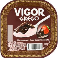 Iogurte Grego Morango e Chocolate Vigor 100g