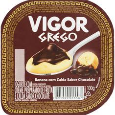 Iogurte Grego Banana e Chocolate Vigor 100g